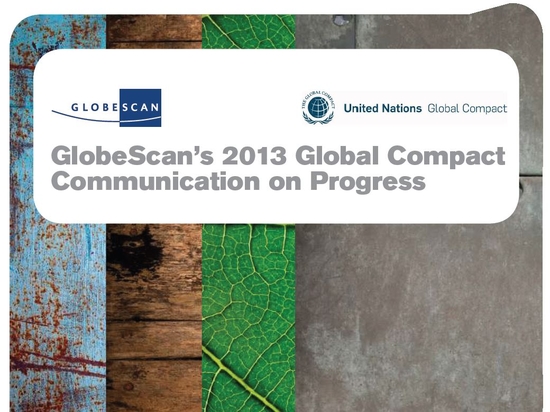 2013 UN Global Compact: GlobeScan's Communication on Progress | Report ...