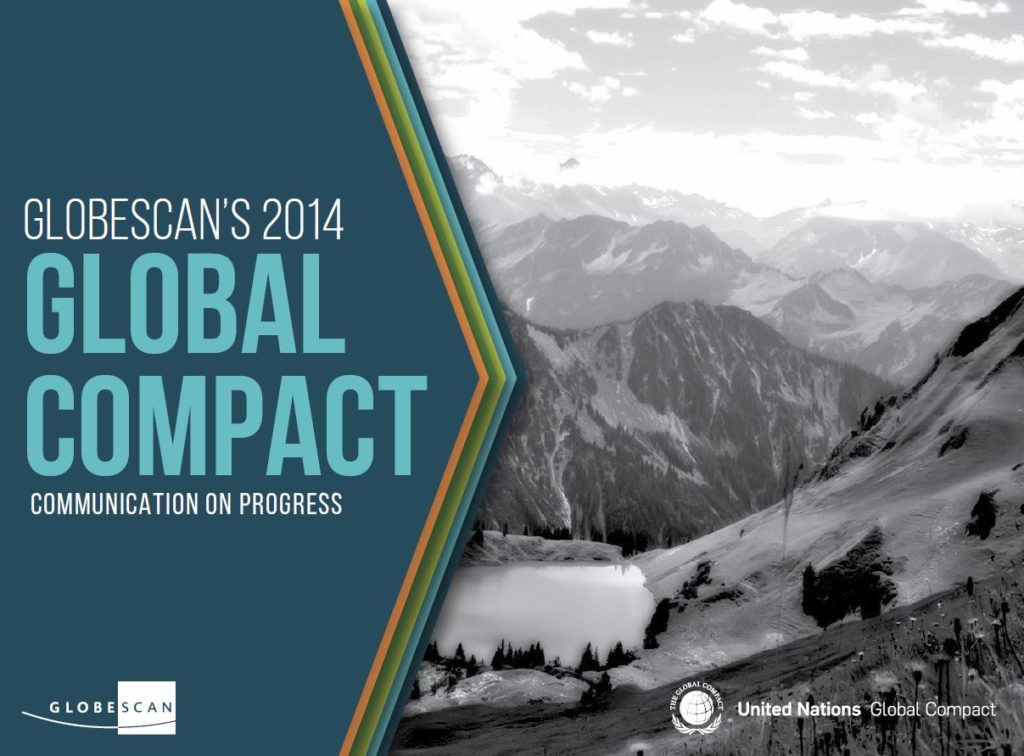 2014 UN Global Compact: GlobeScan's Communication on Progress Report ...
