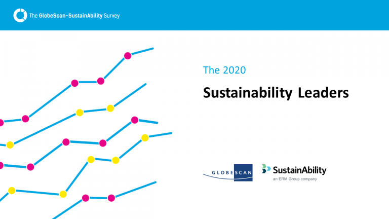 2020 Sustainability Leaders Survey Results | GlobeScan Report