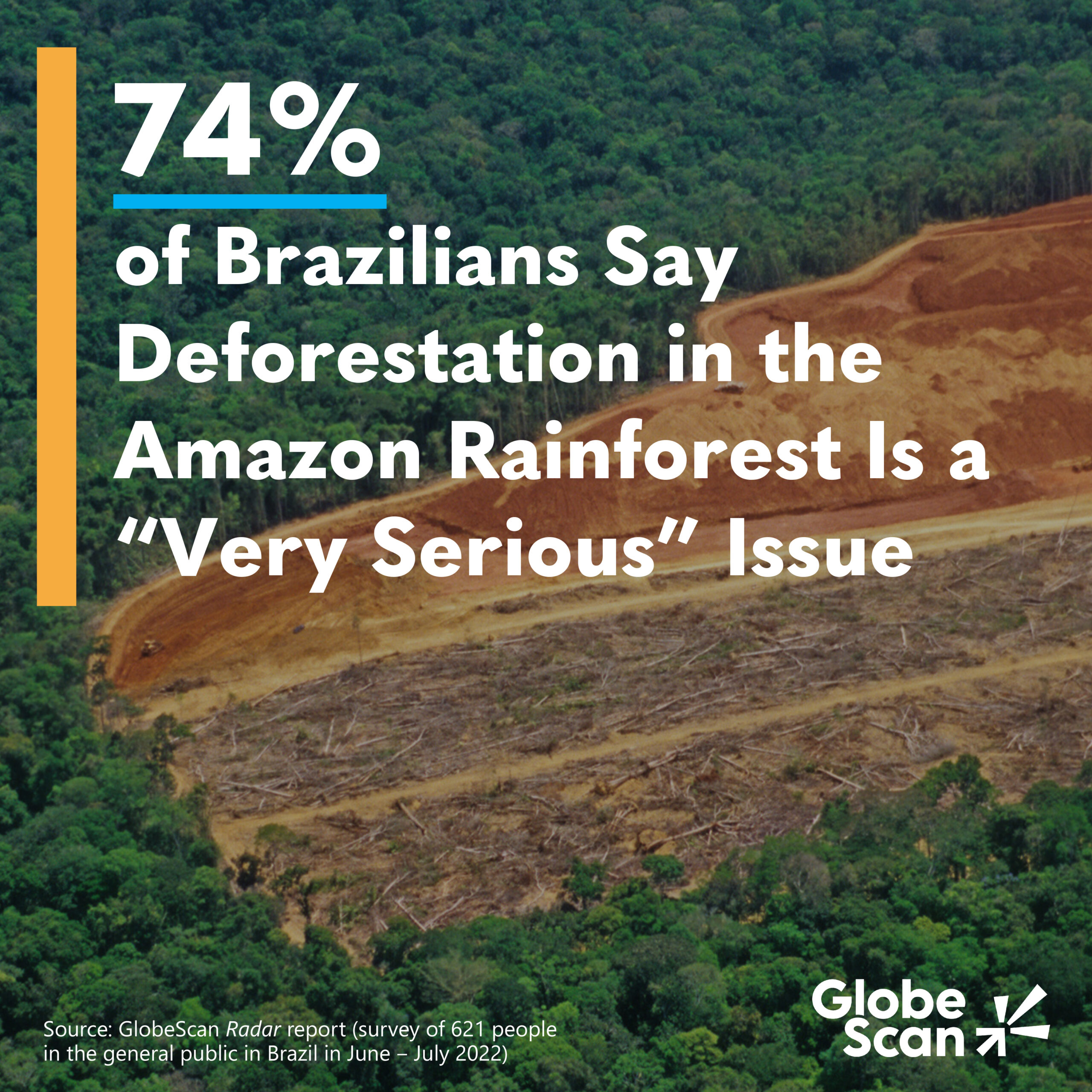 Insight of the Week: 74% of Brazilians Say Deforestation in the